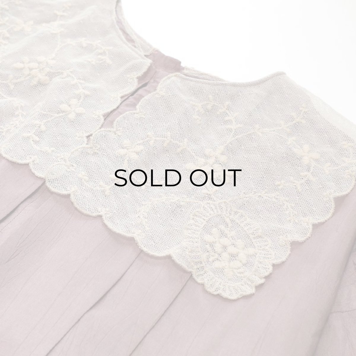 画像5: UNKNOWN BRAND LACE COLLAR BLOUSE (5)