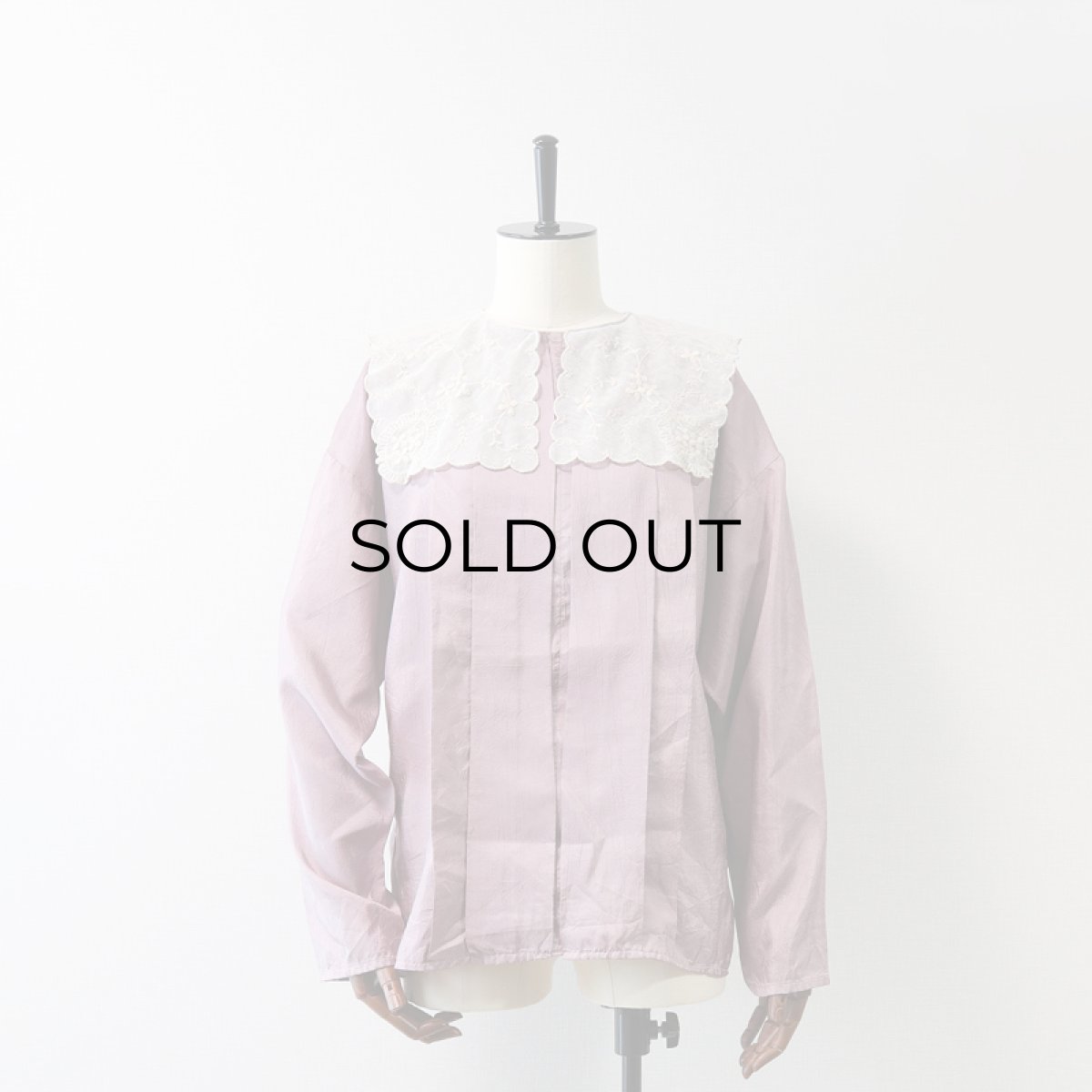 画像9: UNKNOWN BRAND LACE COLLAR BLOUSE (9)