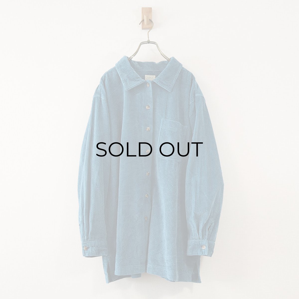 画像8: L.L. Bean COTTON WIDE WALE CORDUROY SHIRT (8)
