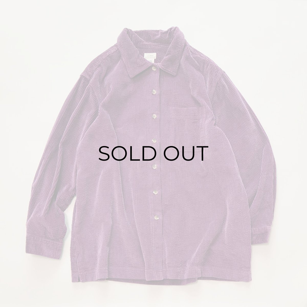 画像7: L.L. Bean COTTON WIDE WALE CORDUROY SHIRT (7)