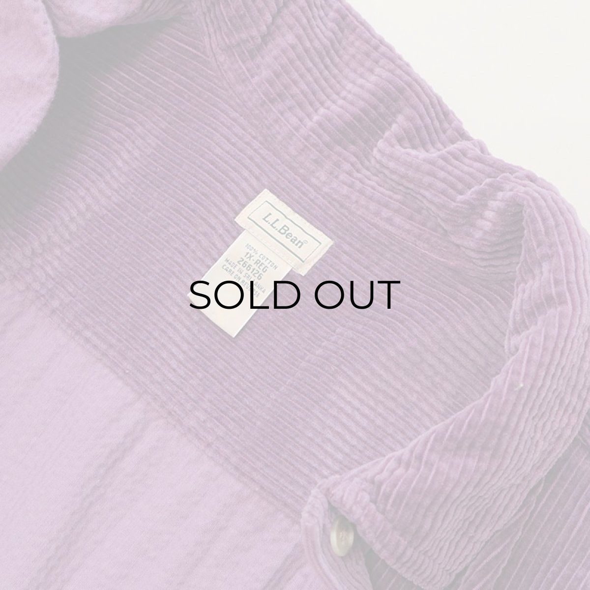 画像10: L.L. Bean COTTON WIDE WALE CORDUROY SHIRT (10)