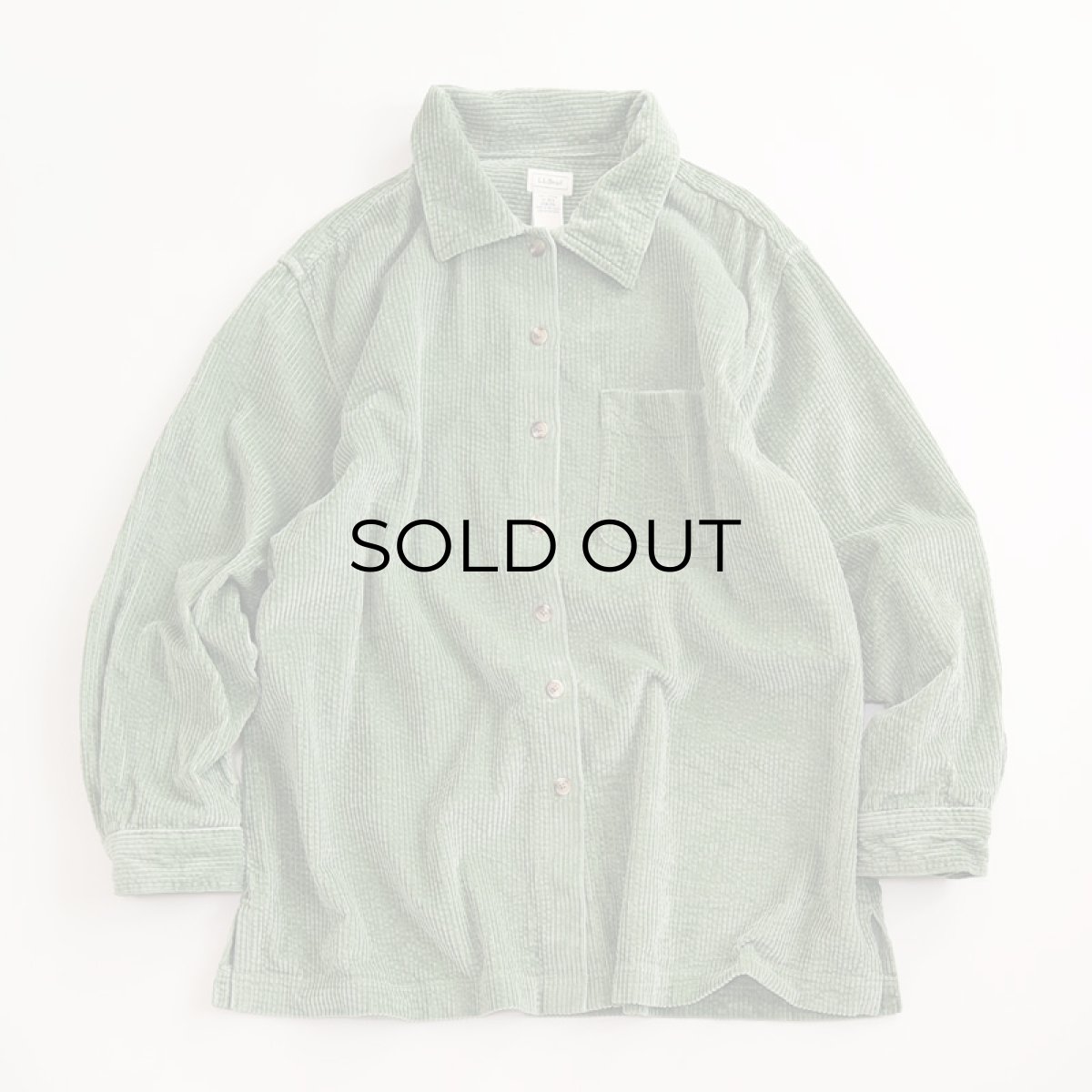 画像6: L.L. Bean COTTON WIDE WALE CORDUROY SHIRT (6)