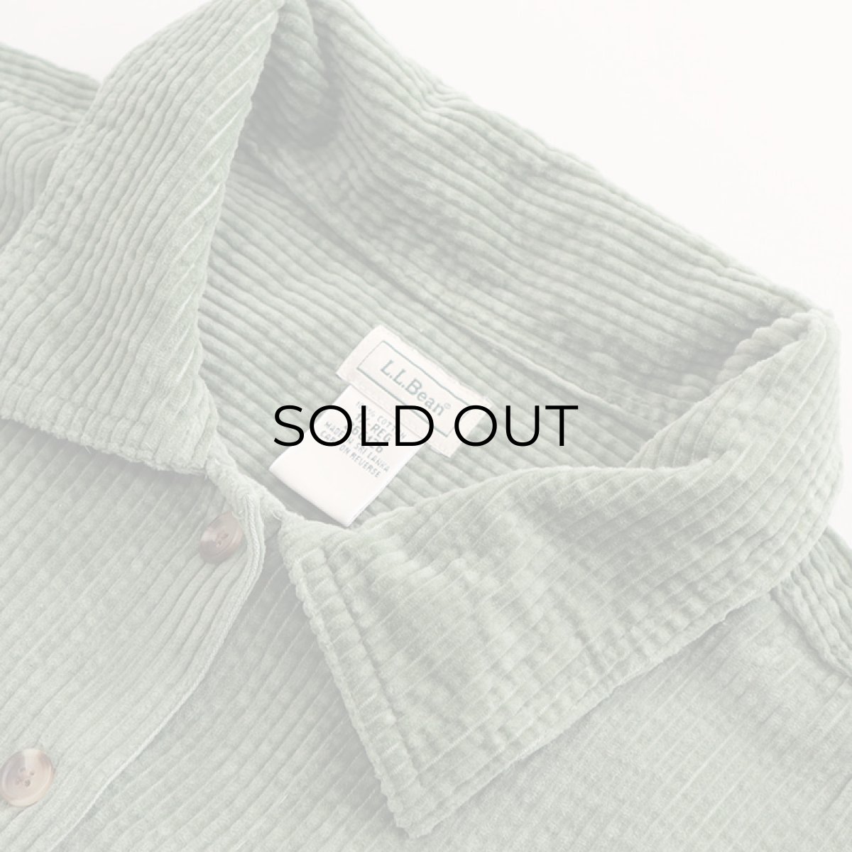 画像10: L.L. Bean COTTON WIDE WALE CORDUROY SHIRT (10)