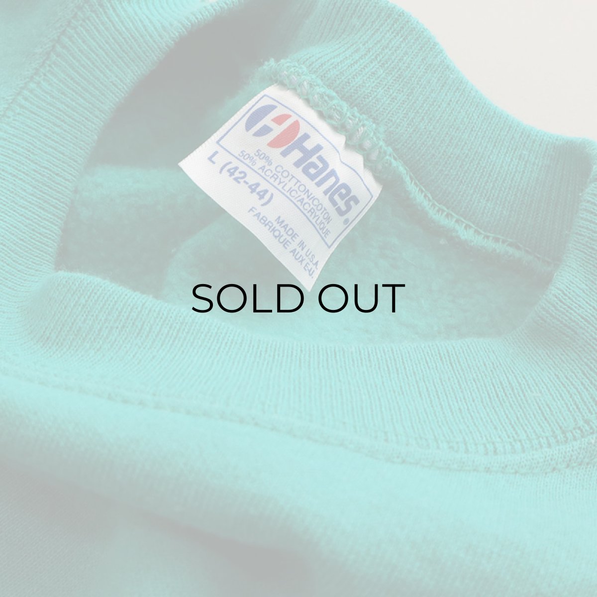 画像9: 80's Hanes CREW NECK PLAIN SWEAT (9)