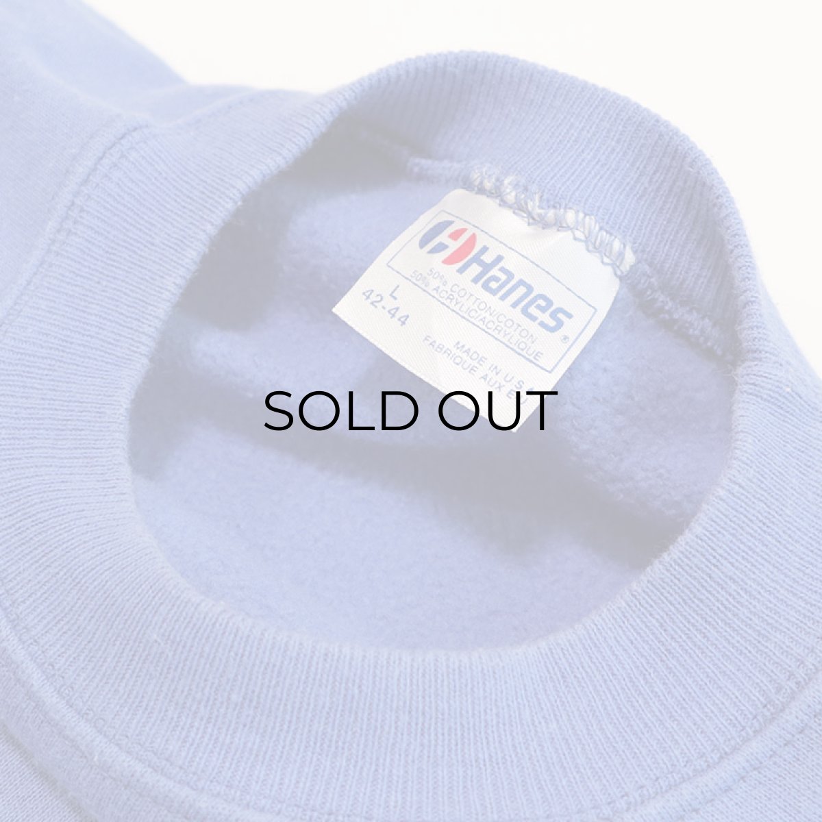 画像10: 80's Hanes CREW NECK PLAIN SWEAT (10)