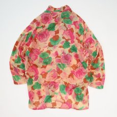 画像2: L. TAVERNIER COTTON GAUZE FLORAL PRINT BLOUSE (2)