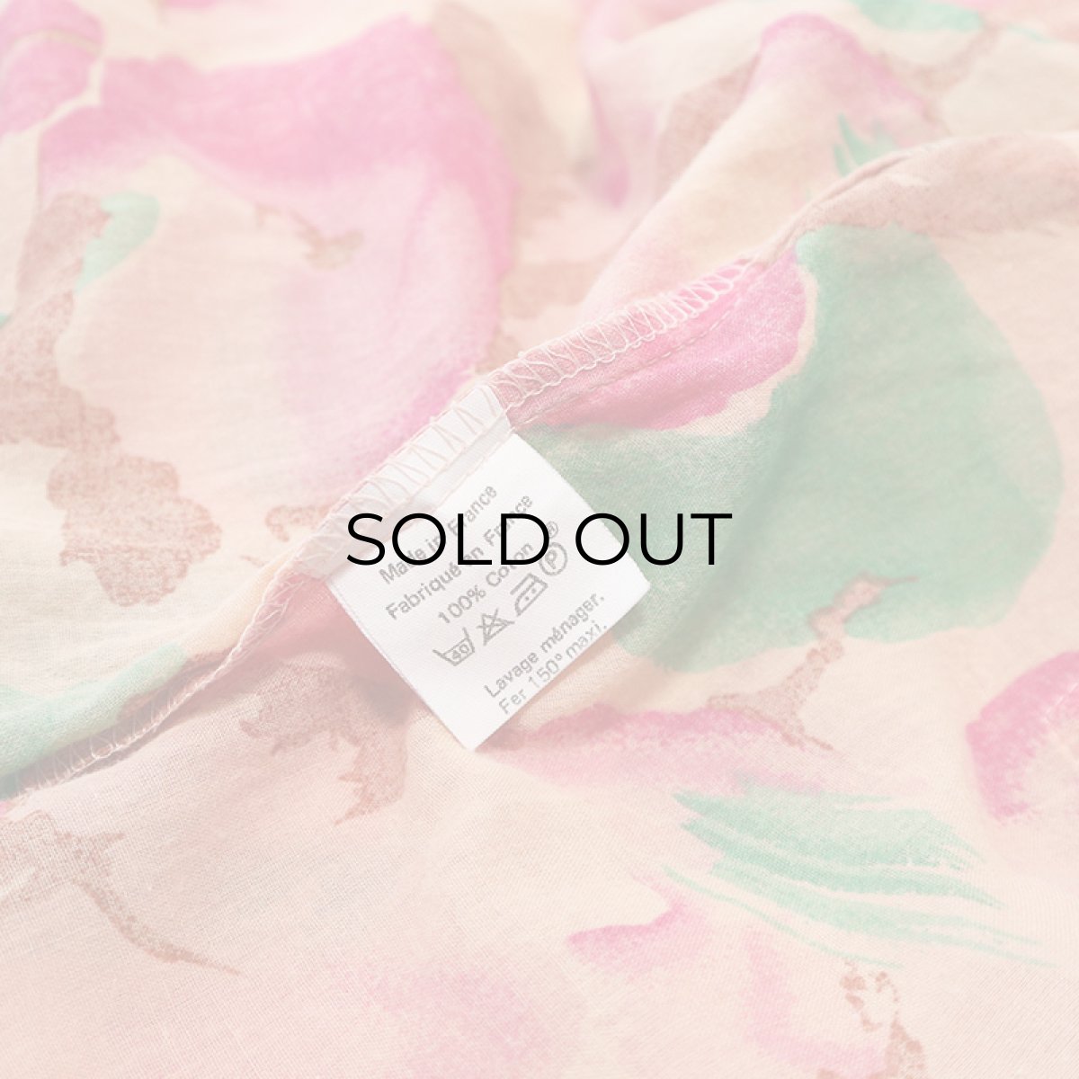 画像7: L. TAVERNIER COTTON GAUZE FLORAL PRINT BLOUSE (7)