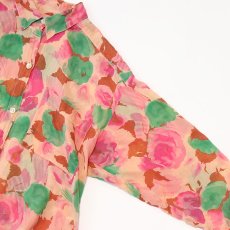 画像3: L. TAVERNIER COTTON GAUZE FLORAL PRINT BLOUSE (3)