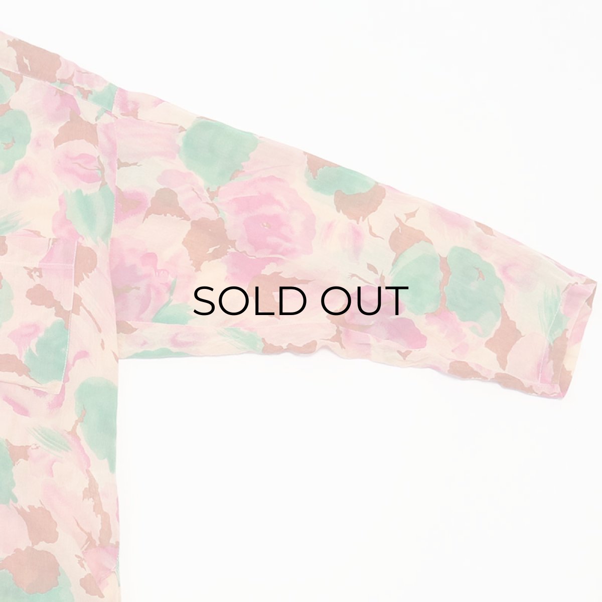 画像4: L. TAVERNIER COTTON GAUZE FLORAL PRINT BLOUSE (4)