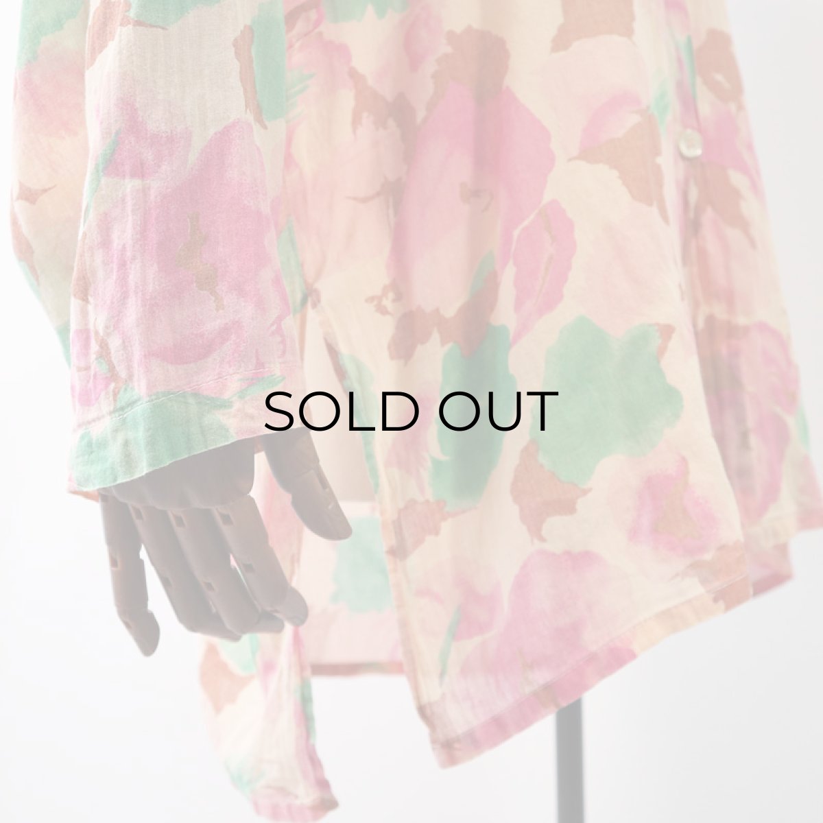 画像12: L. TAVERNIER COTTON GAUZE FLORAL PRINT BLOUSE (12)