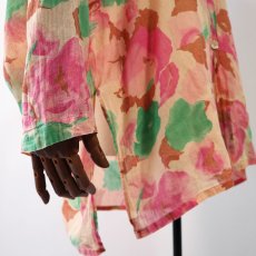 画像12: L. TAVERNIER COTTON GAUZE FLORAL PRINT BLOUSE (12)