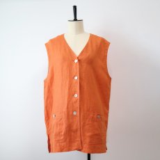 画像1: INNOVAZIONE LINEN VEST (1)