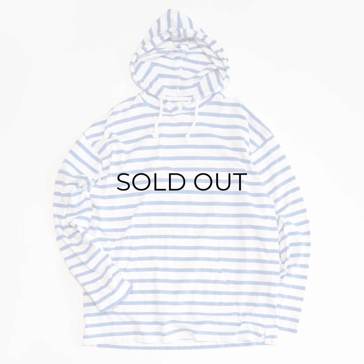 画像2: OLD VETEMENTS D'ARMOR COTTON BORDER HOODED BASQUE SHIRT (2)