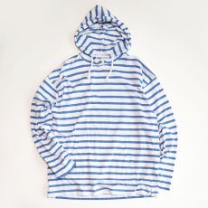 画像2: OLD VETEMENTS D'ARMOR COTTON BORDER HOODED BASQUE SHIRT (2)