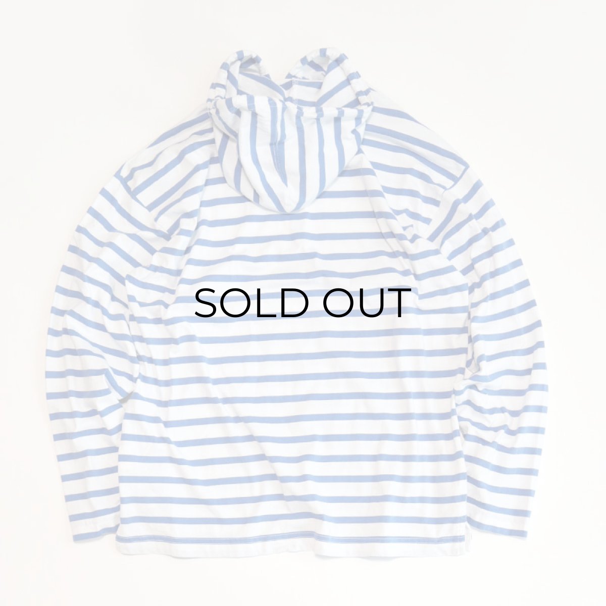 画像3: OLD VETEMENTS D'ARMOR COTTON BORDER HOODED BASQUE SHIRT (3)