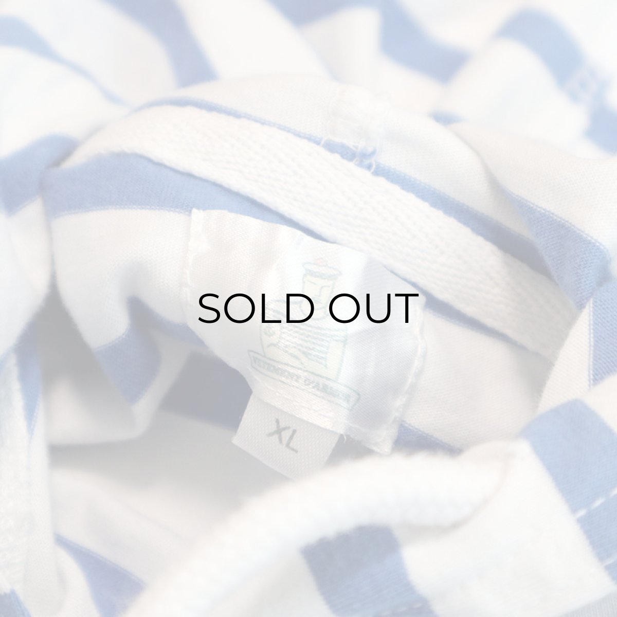 画像6: OLD VETEMENTS D'ARMOR COTTON BORDER HOODED BASQUE SHIRT (6)