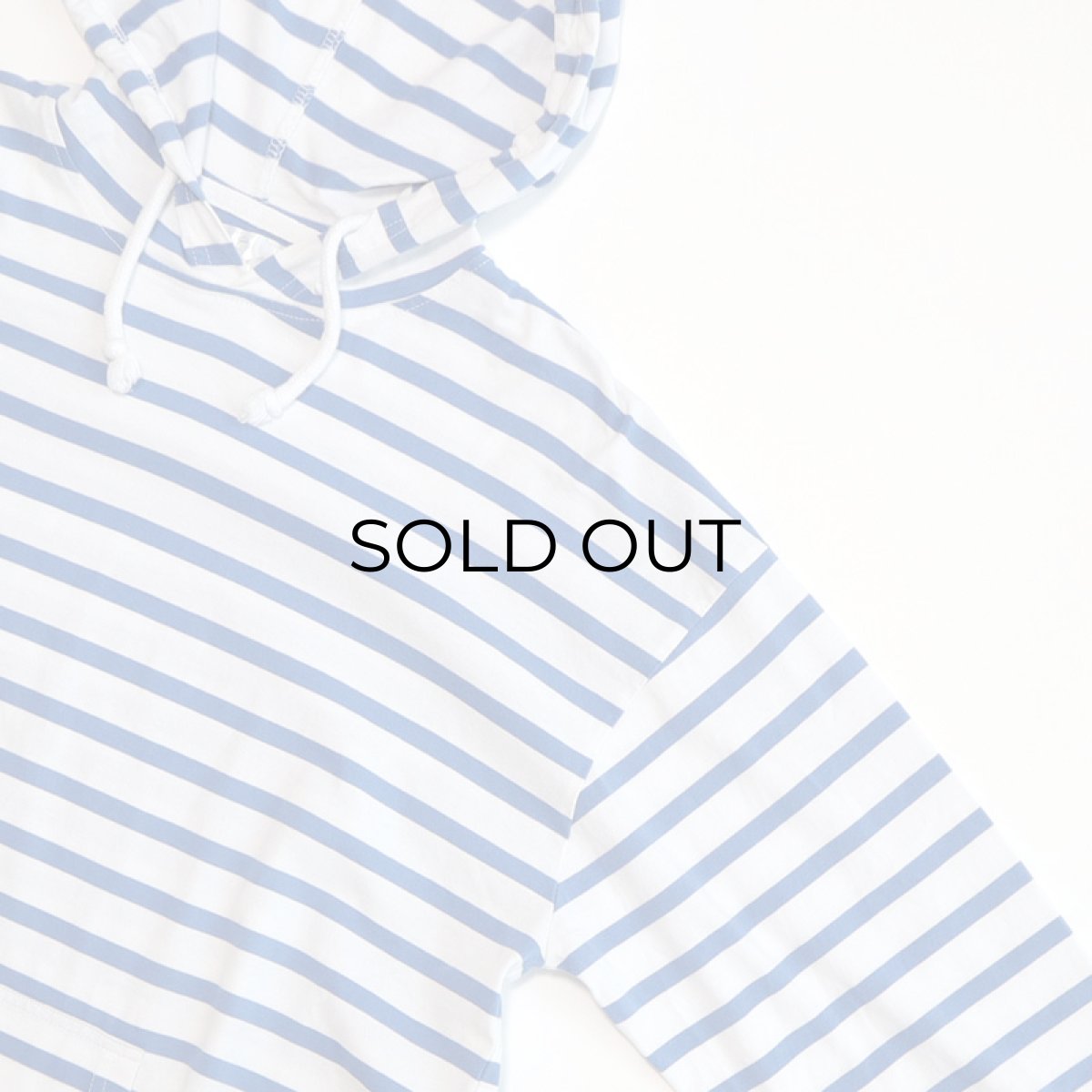 画像4: OLD VETEMENTS D'ARMOR COTTON BORDER HOODED BASQUE SHIRT (4)