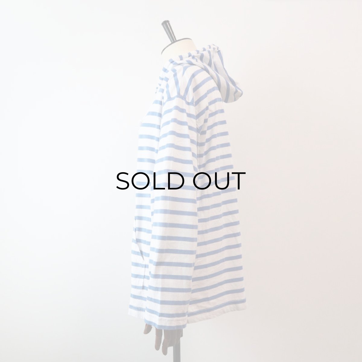 画像15: OLD VETEMENTS D'ARMOR COTTON BORDER HOODED BASQUE SHIRT (15)