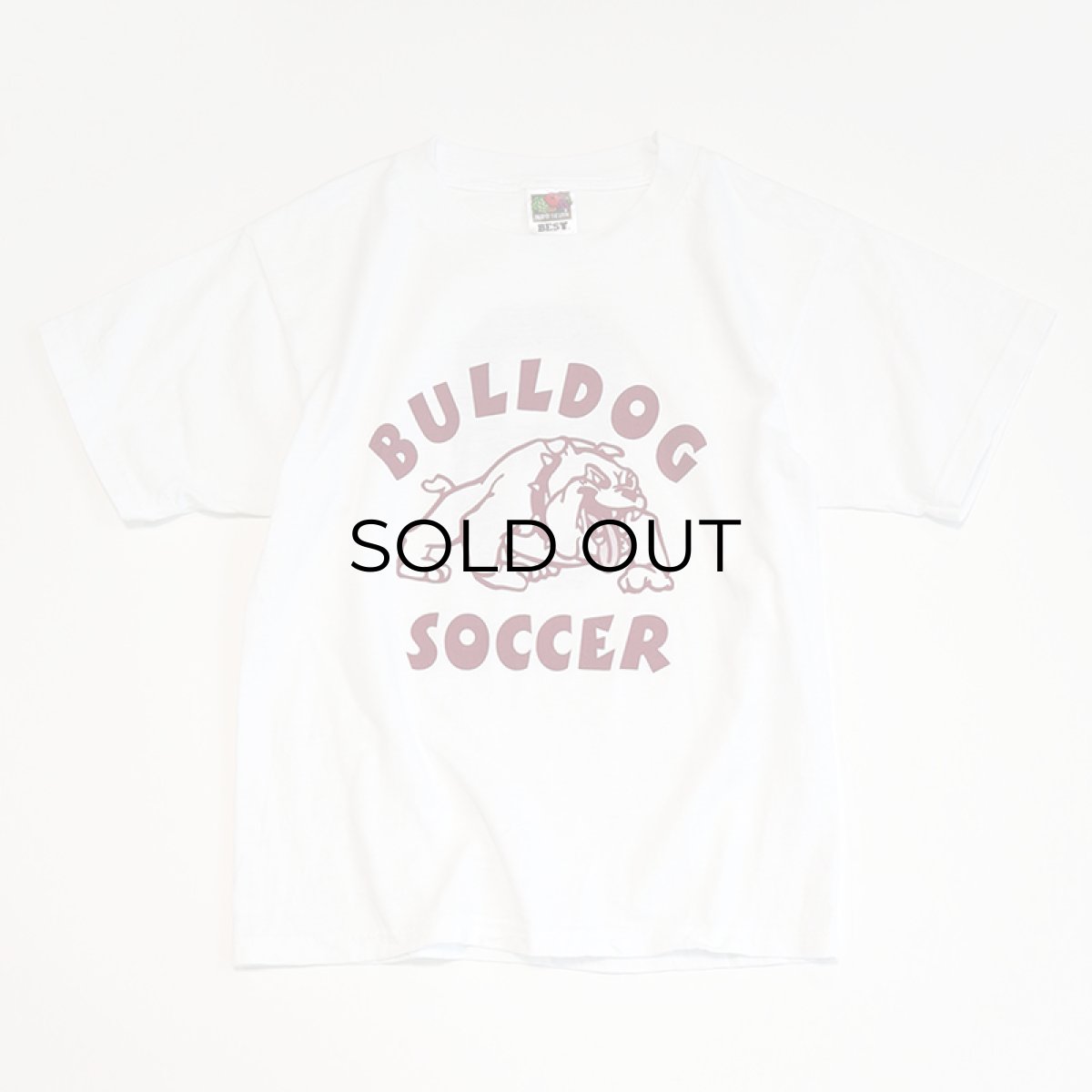 画像2: FRUIT OF THE LOOM W-PRINT S/S TEE "BULLDOG SOCCER" (2)