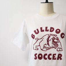 画像7: FRUIT OF THE LOOM W-PRINT S/S TEE "BULLDOG SOCCER" (7)