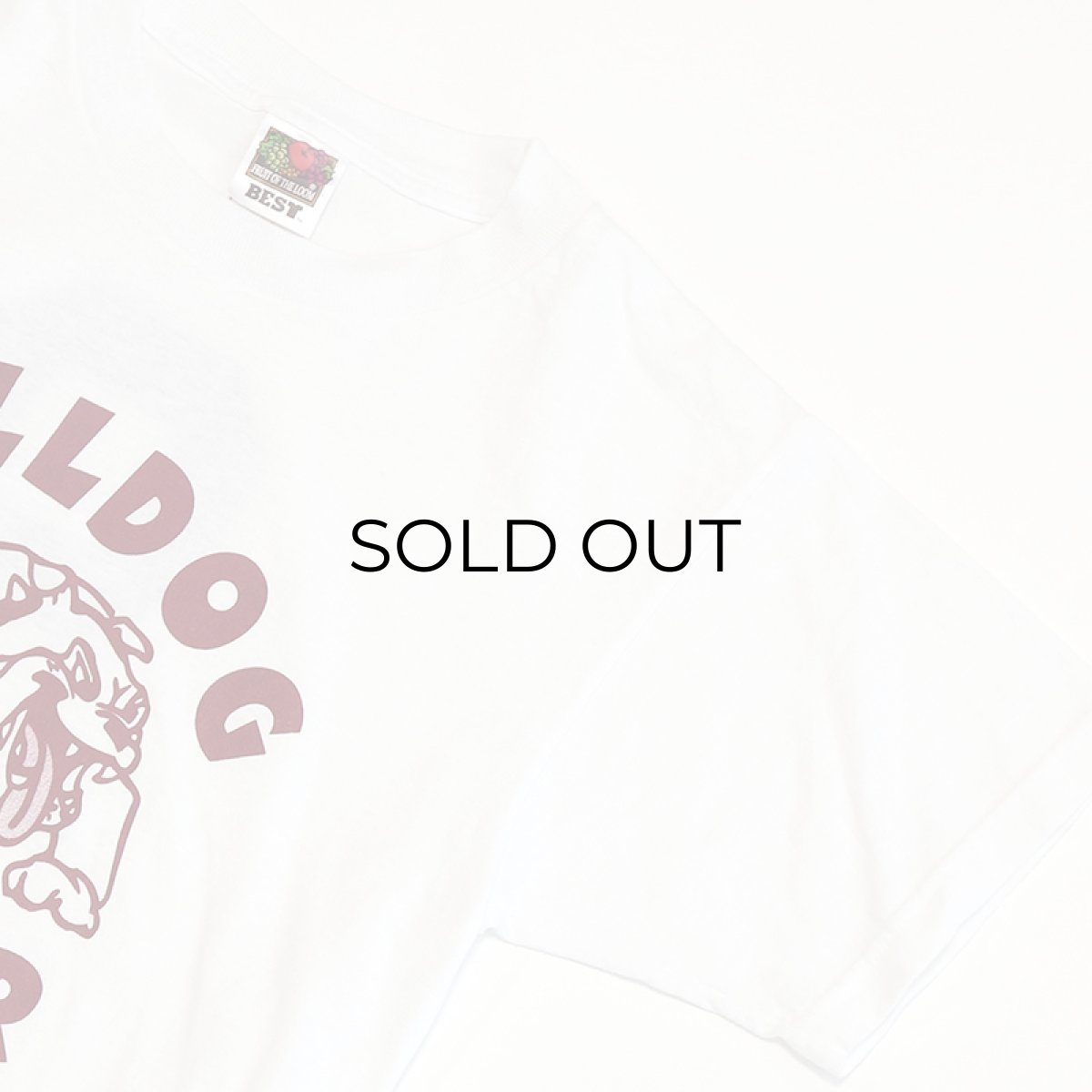 画像4: FRUIT OF THE LOOM W-PRINT S/S TEE "BULLDOG SOCCER" (4)