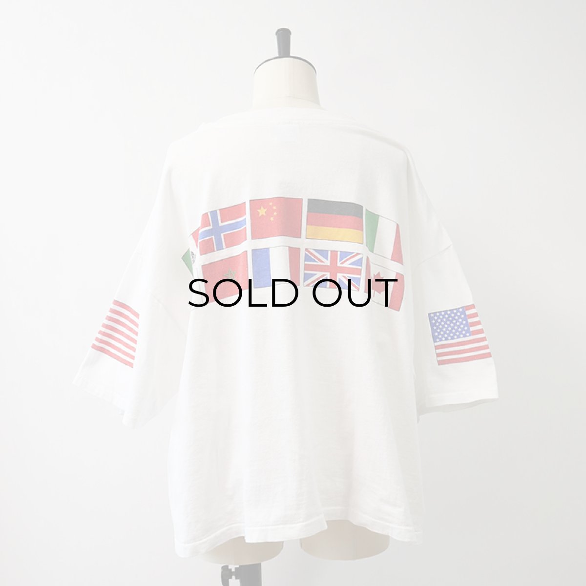 画像10: 80's Disney COTTON W-PRINT S/S CROPPED TEE "Walt Disney World EPCOT CENTER" (10)