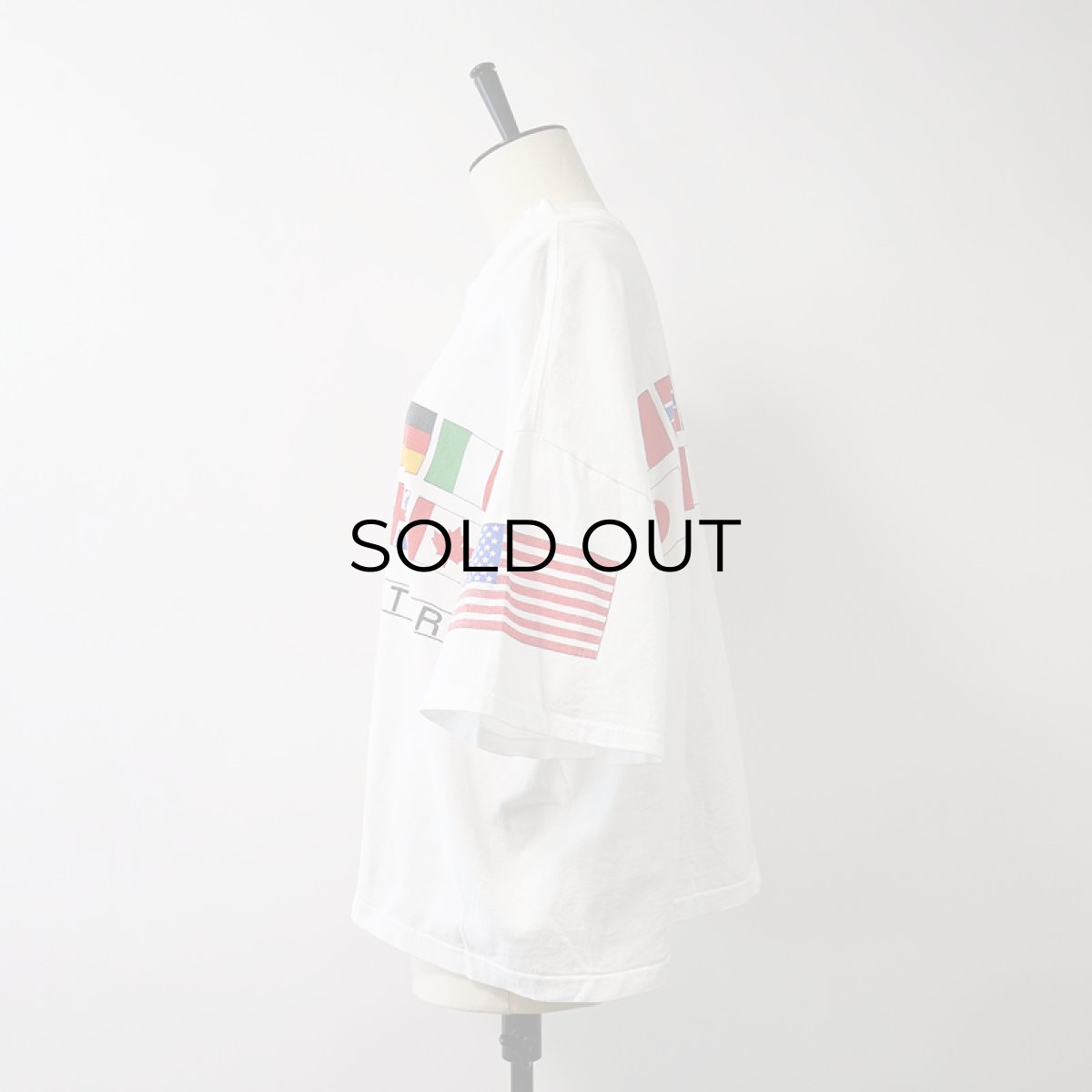 画像9: 80's Disney COTTON W-PRINT S/S CROPPED TEE "Walt Disney World EPCOT CENTER" (9)