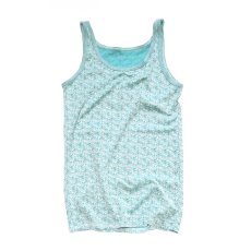 画像1: OLD UNKNOWN BRAND COTTON JACQUARD TANK TOP (1)