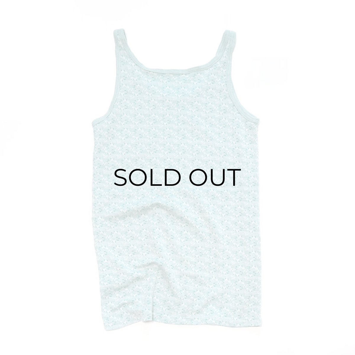 画像2: OLD UNKNOWN BRAND COTTON JACQUARD TANK TOP (2)