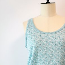 画像6: OLD UNKNOWN BRAND COTTON JACQUARD TANK TOP (6)