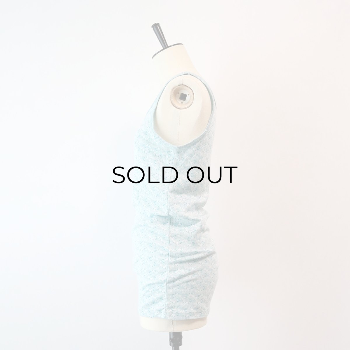 画像8: OLD UNKNOWN BRAND COTTON JACQUARD TANK TOP (8)