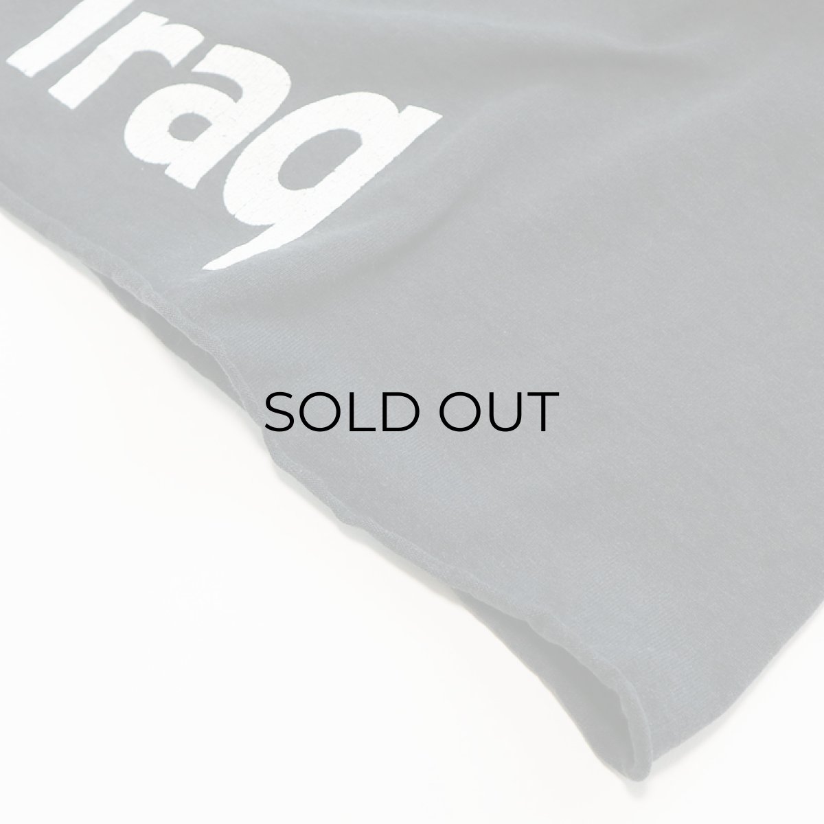 画像6: 〜90's SCREEN STARS PRINT CUT-OFF N/S CROPPED TEE "No Slack For Iraq" (6)