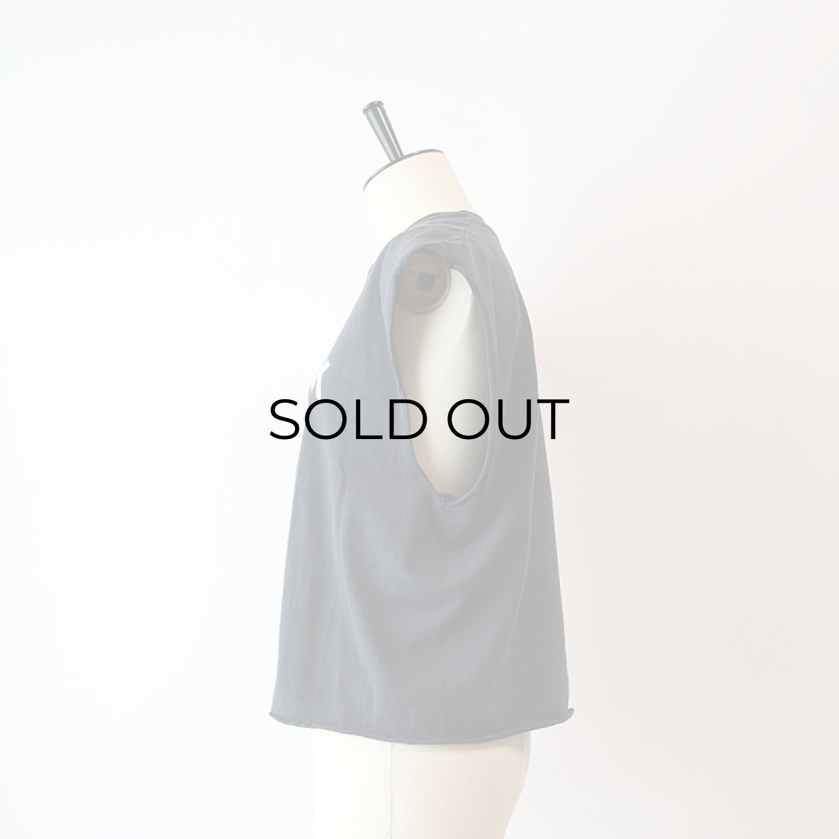 画像9: 〜90's SCREEN STARS PRINT CUT-OFF N/S CROPPED TEE "No Slack For Iraq" (9)