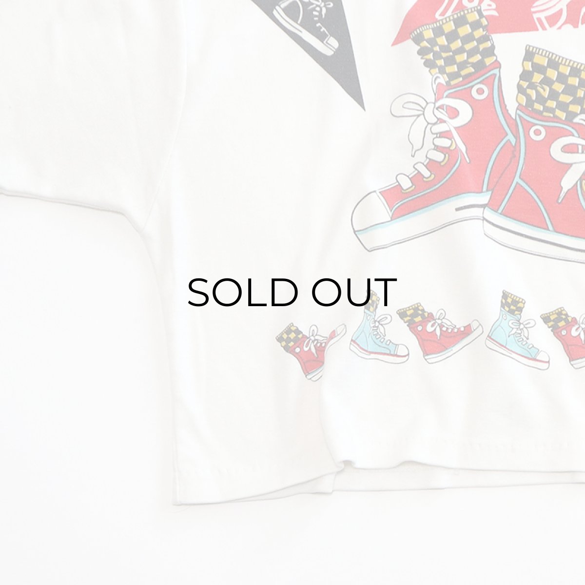 画像5: 80's Developments COTTON PRINT S/S CROPPED TEE (5)