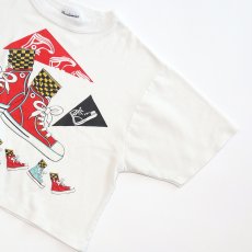 画像4: 80's Developments COTTON PRINT S/S CROPPED TEE (4)