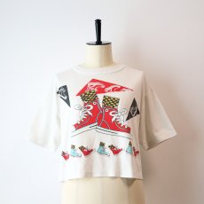 画像10: 80's Developments COTTON PRINT S/S CROPPED TEE (10)