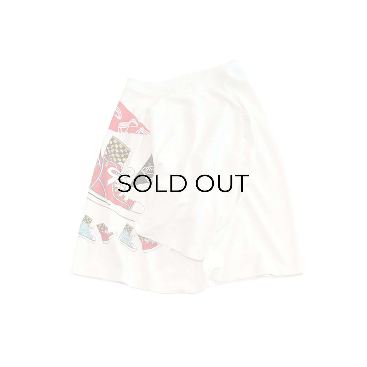 画像2: 80's Developments COTTON PRINT S/S CROPPED TEE (2)