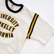 画像4: 80's Any Wear PRINT S/S FOOTBALL CROPPED TEE "UNIVERSITY BERKELEY CALIFORNIA" (4)