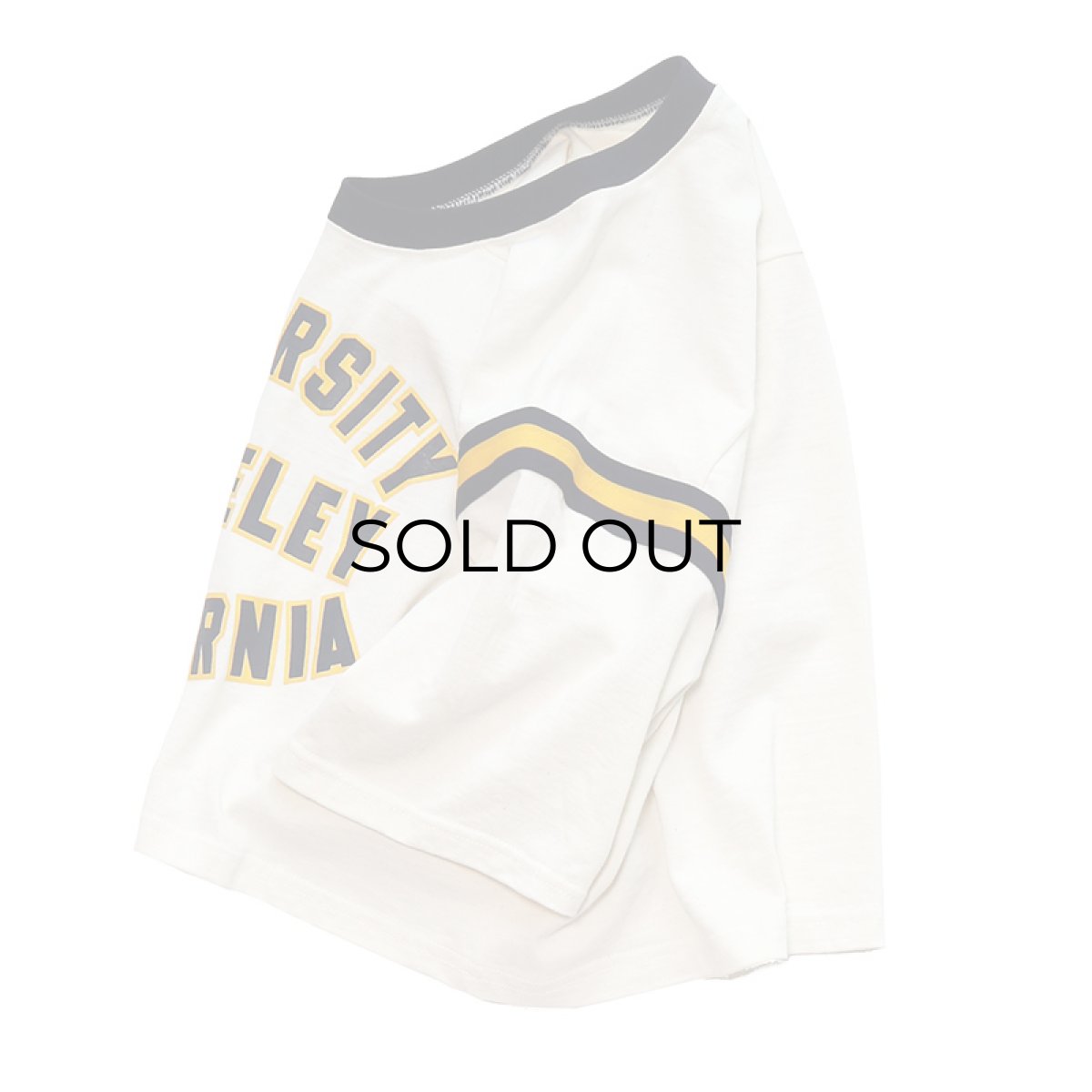 画像3: 80's Any Wear PRINT S/S FOOTBALL CROPPED TEE "UNIVERSITY BERKELEY CALIFORNIA" (3)