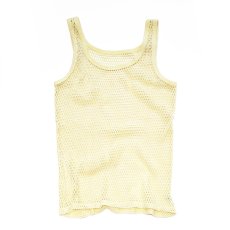 画像1: OLD Goldkette COTTON MESH TANK TOP (1)