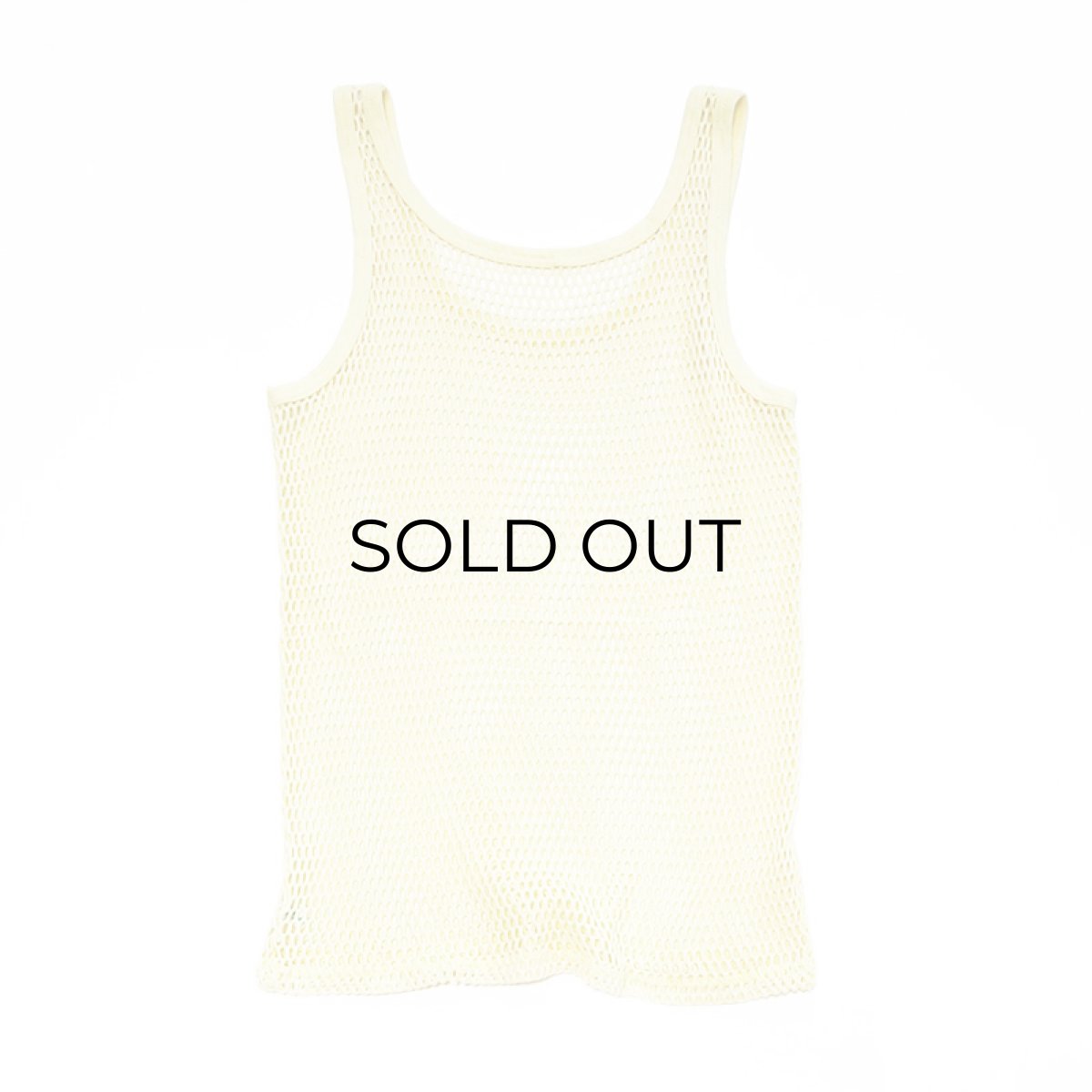 画像2: OLD Goldkette COTTON MESH TANK TOP (2)