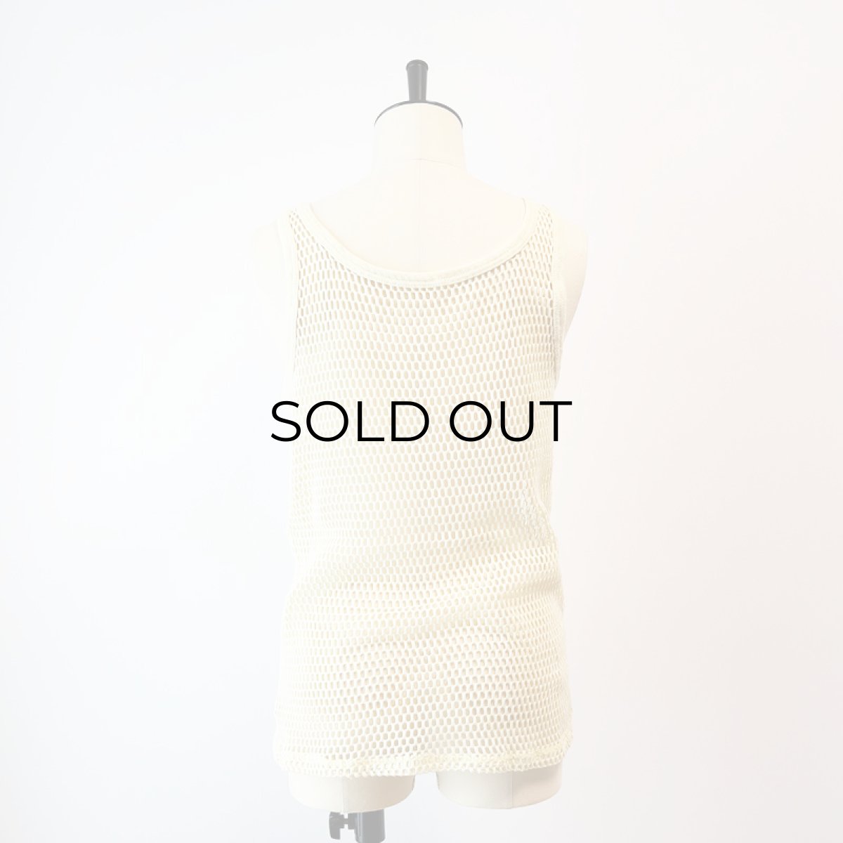 画像10: OLD Goldkette COTTON MESH TANK TOP (10)
