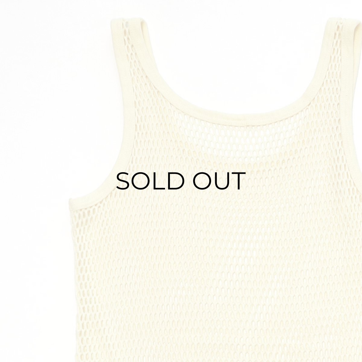 画像6: OLD Goldkette COTTON MESH TANK TOP (6)