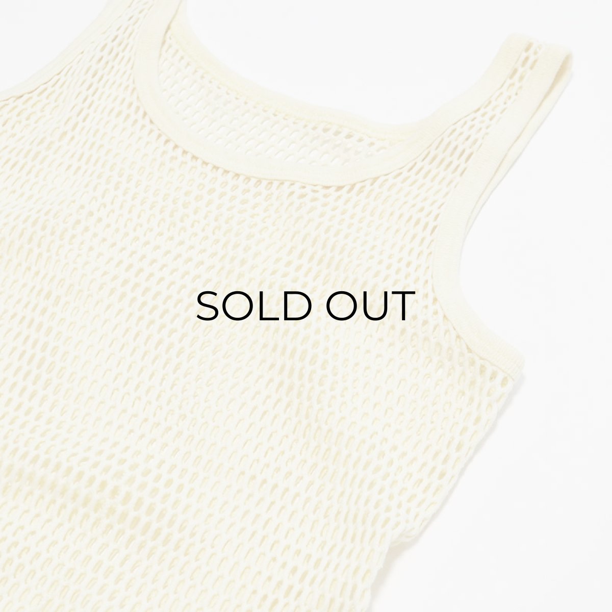 画像3: OLD Goldkette COTTON MESH TANK TOP (3)