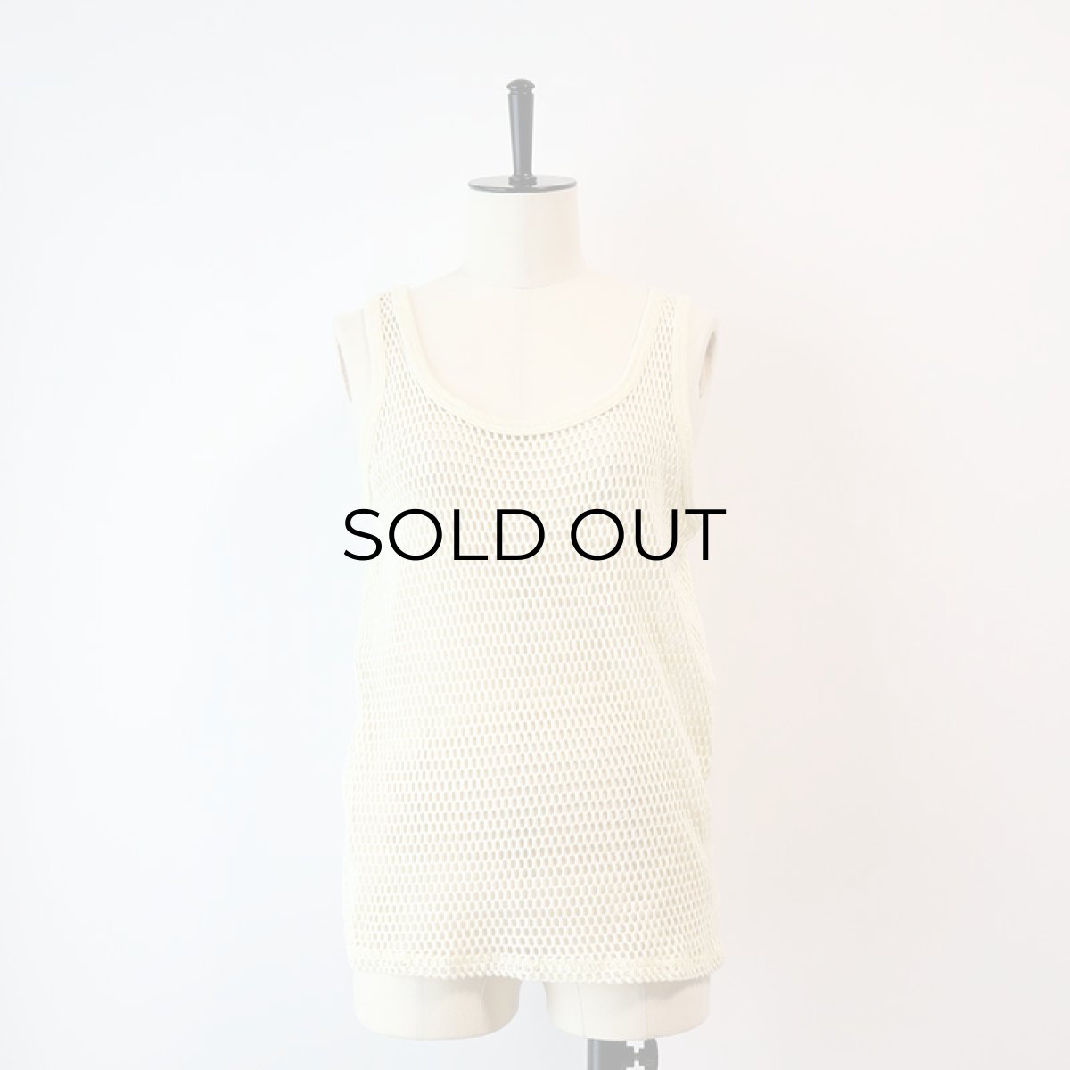 画像8: OLD Goldkette COTTON MESH TANK TOP (8)