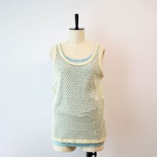 画像7: OLD Goldkette COTTON MESH TANK TOP (7)