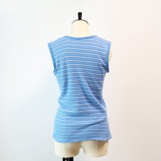 画像9: OLD Solida WASCHE COTTON JACQUARD TANK TOP (9)