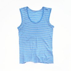 画像1: OLD Solida WASCHE COTTON JACQUARD TANK TOP (1)