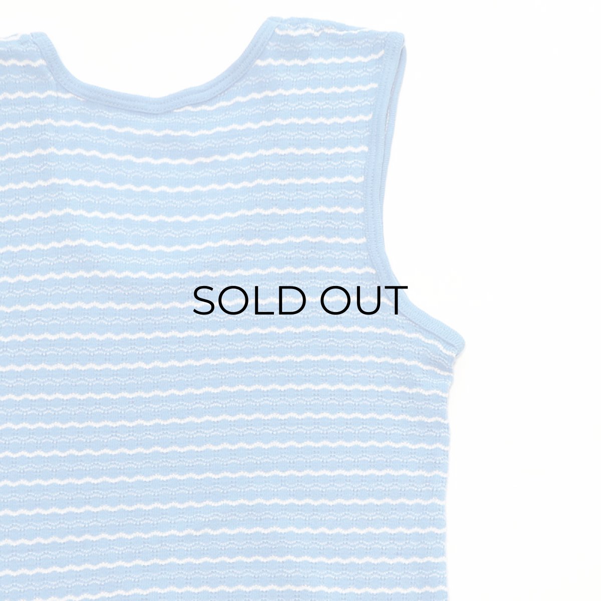 画像5: OLD Solida WASCHE COTTON JACQUARD TANK TOP (5)