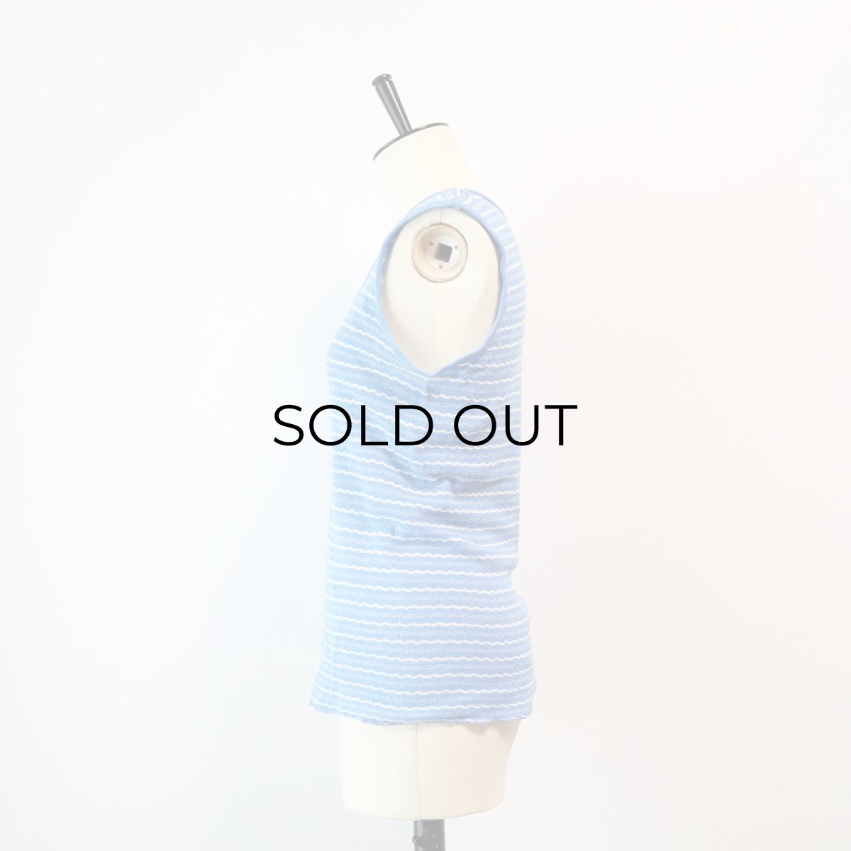 画像8: OLD Solida WASCHE COTTON JACQUARD TANK TOP (8)